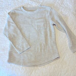 Cat & Jack 4T long sleeved cream shirt